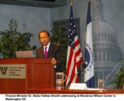 Dr. Abdul Hafeez Shaikh’s speech at the Woodrow Wilson Centre discussion on Pakistan’s economy