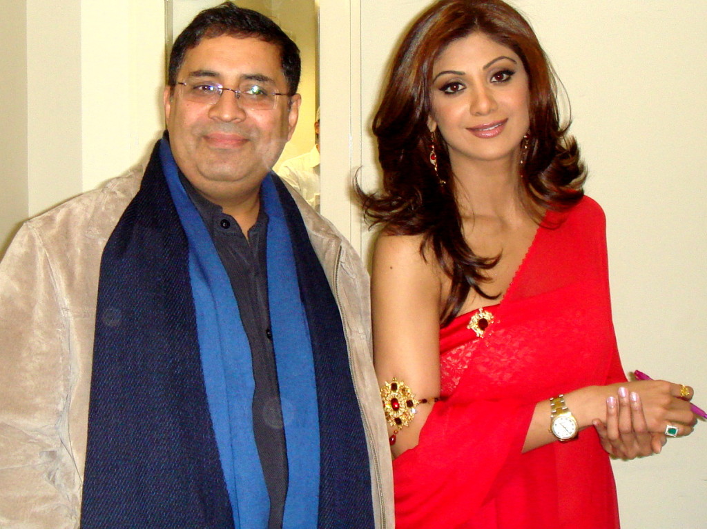 Shahid Malik with Shilpa Shetty 
