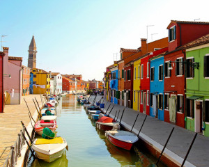 Burano Island , Venice.